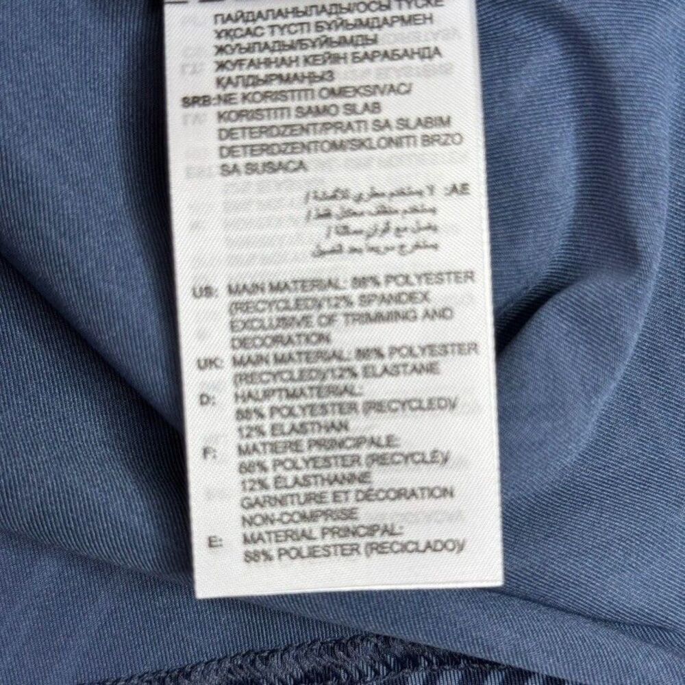 Adidas Ultimate365 Golf Shirt Mens M Blue Chevron Print Performance Polo NWT New - Picture 8 of 8